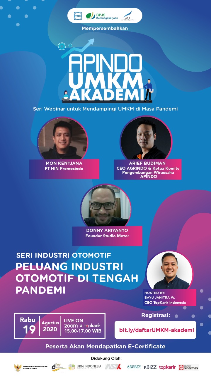 APINDO UMKM Akademi Seri Industri Otomotif PELUANG INDUSTRI OTOMOTIF DI TENGAH PANDEMI