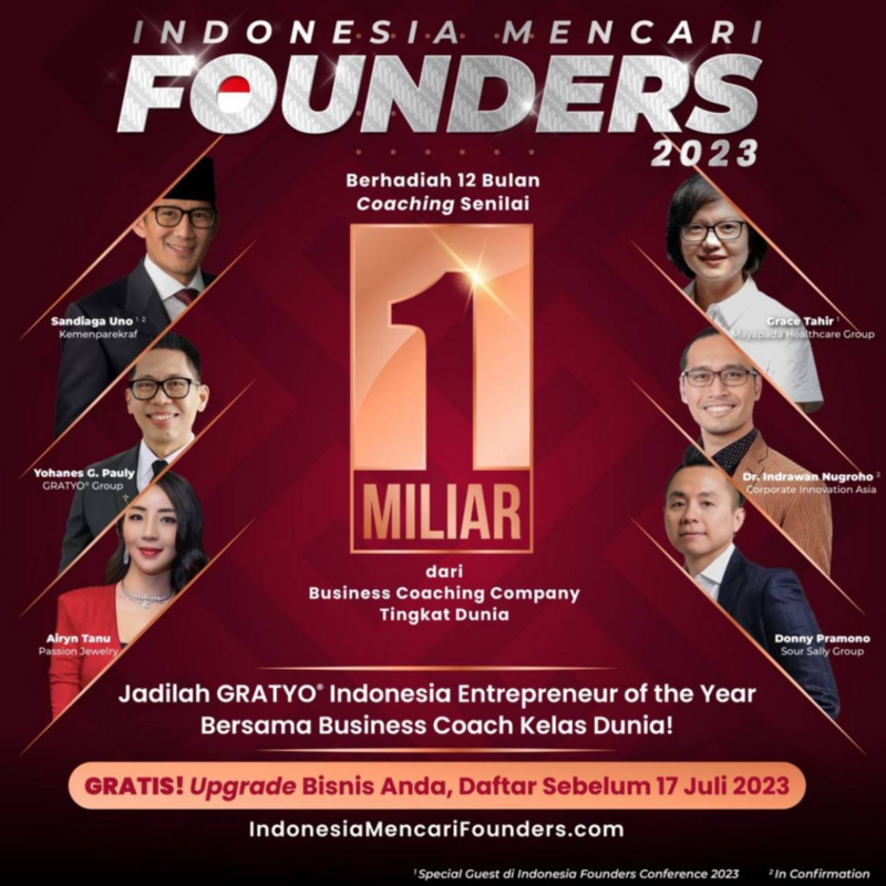 Indonesia Mencari Founders 2023