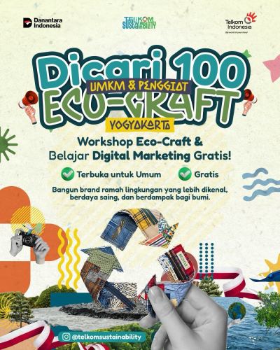 Workshop Eco-Craft Gratis Bumi Berseru Fest 2026 di Yogyakarta, Kuota 100 UMKM