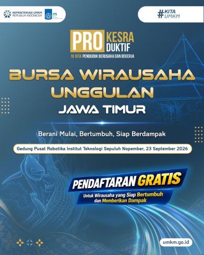Kementerian UMKM Gelar Bursa Wirausaha Unggulan Jawa Timur 2026 di Surabaya