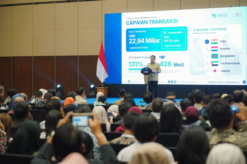 Transaksi TEI 2026 Tembus USD22,94 Miliar, UMKM Sumbang USD510,79 Juta