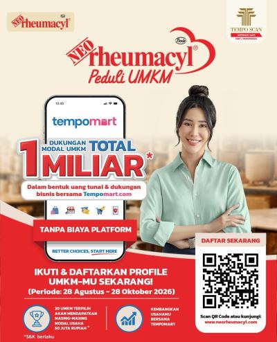 NEO Rheumacyl Bagikan Modal Usaha Total Rp1 Miliar untuk 20 UMKM Terpilih