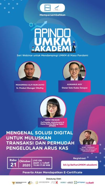 APINDO UMKM Akademi Mengenal Solusi Digital untuk Muluskan Transaksi
